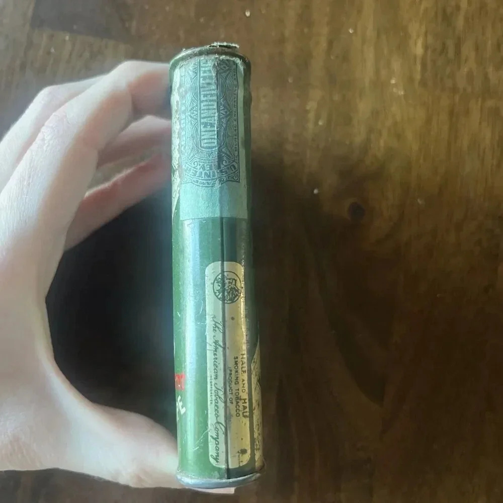 VINTAGE BURLEY & BRIGHT HALF AND HALF A Cargo Of Contentment TOBACCO TIN - Picture 4 of 7